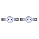 Kit C/2 - Conjunto Para Condulete Perlex Tomada 2 Polos +...