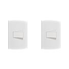 Kit C/2 - Conjunto Peesa Alfa 1502A 1 Interruptor Simples... Kit C/2 - Conjunto Peesa Alfa 1502A 1 Interruptor Simples...