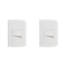 Kit C/2 - Conjunto Peesa Alfa 1502A 1 Interruptor Simples... Kit C/2 - Conjunto Peesa Alfa 1502A 1 Interruptor Simples...