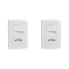 Kit C/2 - Conjunto Peesa Alfa 1543B 1 Interruptor Par.Tom... Kit C/2 - Conjunto Peesa Alfa 1543B 1 Interruptor Par.Tom...