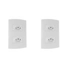 Kit C/2 - Conjunto Peesa Alfa 1547 2Tom 20A Branco Kit C/2 - Conjunto Peesa Alfa 1547 2Tom 20A Branco