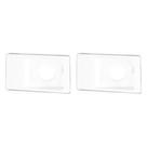 Kit C/2 - Conjunto Pial Pop 4X2 Branco Com Placa (1Furo) ...