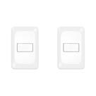 Kit C/2 - Conjunto Pial Pop 4X2 Branco Com Placa (1Tomada... Kit C/2 - Conjunto Pial Pop 4X2 Branco Com Placa (1Tomada...