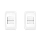 Kit C/2 - Conjunto Pial Pop 4X2 Branco Com Placa (2Parale...