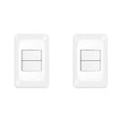 Kit C/2 - Conjunto Pial Pop 4X2 Branco Com Placa (2Parale...