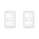 Kit C/2 - Conjunto Pial Pop Modulo Com Placa 4X2 - 1 Simp...