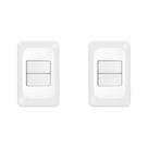 Kit C/2 - Conjunto Pial Pop Modulo Com Placa 4X2 - 2 Simp...