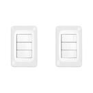 Kit C/2 - Conjunto Pial Pop Modulo Com Placa 4X2 - 3 Para...