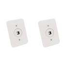 Kit C/2 - Conjunto Radial Pollar 1402025 1Tomada Fone Rj45