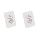 Kit C/2 - Conjunto Radial Pollar 1901118 1 Interruptor Si... Kit C/2 - Conjunto Radial Pollar 1901118 1 Interruptor Si...