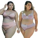 Kit C/ 2 Conjuntos Plus Size Conforto Sutia Delicado Renda Kit C/ 2 Conjuntos Plus Size Conforto Sutia Delicado Renda