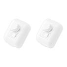 Kit C/2 - Controle Para Ventilador Qualitronix Sobrepor B...