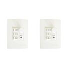 Kit C/2 - Controle Ventilador Qualitronix Luz+Reversor 3L...