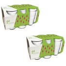 Kit c/2 Copo Zumba SM Nadir 270ml Jogo com 6 Peças