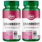 KIT C/2 Cranberry Com Selênio + Vit A E Zinco 500mg 60 Caps KIT C/2 Cranberry Com Selênio + Vit A E Zinco 500mg 60 Caps