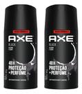 Kit C/2 Desodorante Bs Axe 48hs Black Alecrim E Cedro 150ml