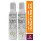 Kit c/ 2 Desodorante Vegano Natural Melaleuca e Aloe Vera 120ml - Orgânico Natural