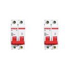 Kit C/2 - Disjuntor Steck Din Bipolar 10A Sd62 3Ka Kit C/2 - Disjuntor Steck Din Bipolar 10A Sd62 3Ka