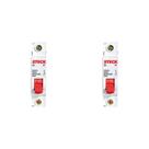Kit C/2 - Disjuntor Steck Din Unipolar 06A Sd61 3Ka Kit C/2 - Disjuntor Steck Din Unipolar 06A Sd61 3Ka