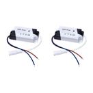 Kit C/2 - Driver Reator Fonte para Led Com Conector 36W A...