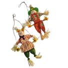 kit c/2 Espantalhos Decoração festa junina 53cm Balanço