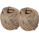 KIT C/2 Fio Barbante Rami 4mm 500g Aprox. 130 Mts Artesanato KIT C/2 Fio Barbante Rami 4mm 500g Aprox. 130 Mts Artesanato