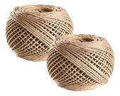 Kit C/2 Fio Cordão Barbante Rami 2mm Rolo 100g Sisal 90 Mts