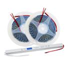 Kit C/ 2 Fita Led 1 Fonte 2835 5M 120 Led 12v Ip20 10w 3000K Kit C/ 2 Fita Led 1 Fonte 2835 5M 120 Led 12v Ip20 10w 3000K