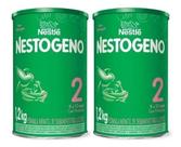 Kit C/2 Fórmula Infantil Em Pó Nestogeno 2 Em Lata 1.2kg Kit C/2 Fórmula Infantil Em Pó Nestogeno 2 Em Lata 1.2kg