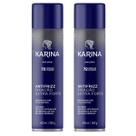 Kit c/2 Hair Spray Karina Fixação Extra Forte 400ml