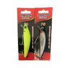 Kit C/2 Isca Artificial Meia Água 9cm 13,5gr Estilo Inna 90
