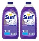 Kit C/2 Lava Roupa Líquido Surf 5 Em 1 Lavanda 1.8l