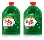 Kit C/2 Lava Roupas Líquido Baby Soft Total Max 3l Verde