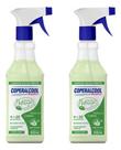 Kit C 2 Limpador Multiuso Álcool Perfumado 500ml Capim Limão Kit C 2 Limpador Multiuso Álcool Perfumado 500ml Capim Limão