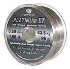 Kit C/2 Linha Platinum Xt 0,60mm 100mts Nylon Monofilamento