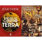 Kit c/2 livros - viagem ao centro da terra e a volta ao mundo em 80 dias - júlio verne - camelot