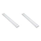 Kit C/2 - Luminaria Led Qualitronix Flat 40W. 6500K. Bivo...