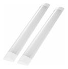 Kit C/2 Luminária Slim Calha Led 20w 60cm Tubular Slim 6500k