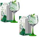 Kit c/2 Luva de Taça de Vidro Gin Club Haste Verde 690ml - Ruvolo