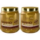 Kit C/2 Máscaras Banho De Verniz 1kg Forever Liss Original!