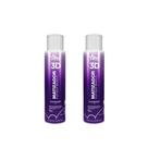 Kit c/2 matizador magic color 3d plat branco platinado 500ml