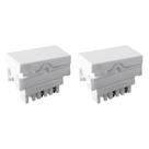 Kit C/2 - Modulo Ilumi Vivaz 1 Simples 10A. Branco - 7517