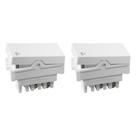 Kit C/2 - Modulo Ilumi Vivaz 1 Tecla Campainha 10A. Branc...