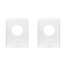 Kit C/2 - Modulo Pial Pop 1Furo Lg20F Branco