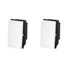 Kit C/2 - Modulo Pial Pop Branco 1 Paralelo 10A Lg020