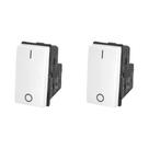 Kit C/2 - Modulo Pial Pop Branco Simples Bipolar 10A Lg010B Kit C/2 - Modulo Pial Pop Branco Simples Bipolar 10A Lg010B