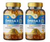 KIT C/2 Ômega 3 EPA DHA 120 Cápsulas SoftGel - Fits Life