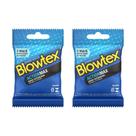 Kit C/ 2 Pacotes Preservativos Blowtex Action C/ 3 Unidades Cada Kit C/ 2 Pacotes Preservativos Blowtex Action C/ 3 Unidades Cada