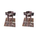 Kit C/2 - Para-Raio Base Para Mastro 2'' A Fogo Kit C/2 - Para-Raio Base Para Mastro 2'' A Fogo