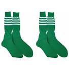 Kit C/2 Pares de Meião Futebol Profissional Liso Tamanho Único 40/45 1 Fit